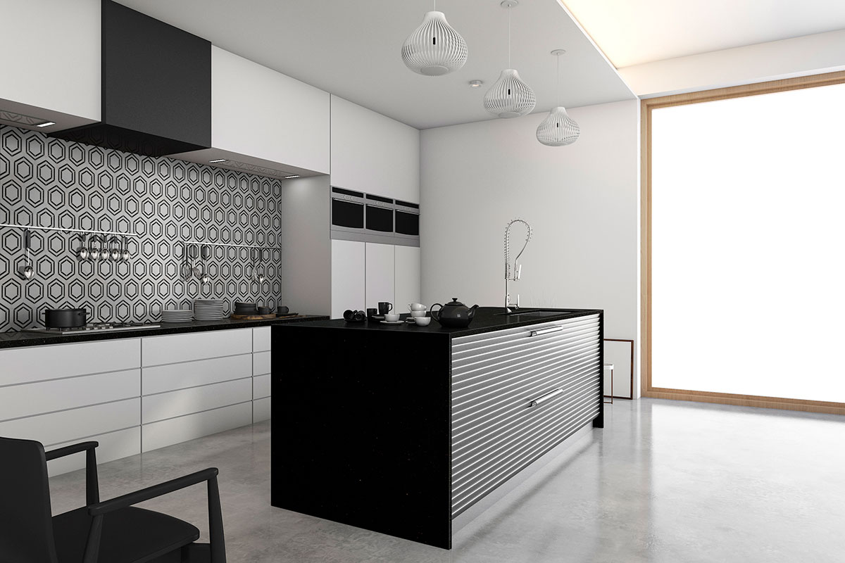 Kitchen Countertop - Black Galaxy