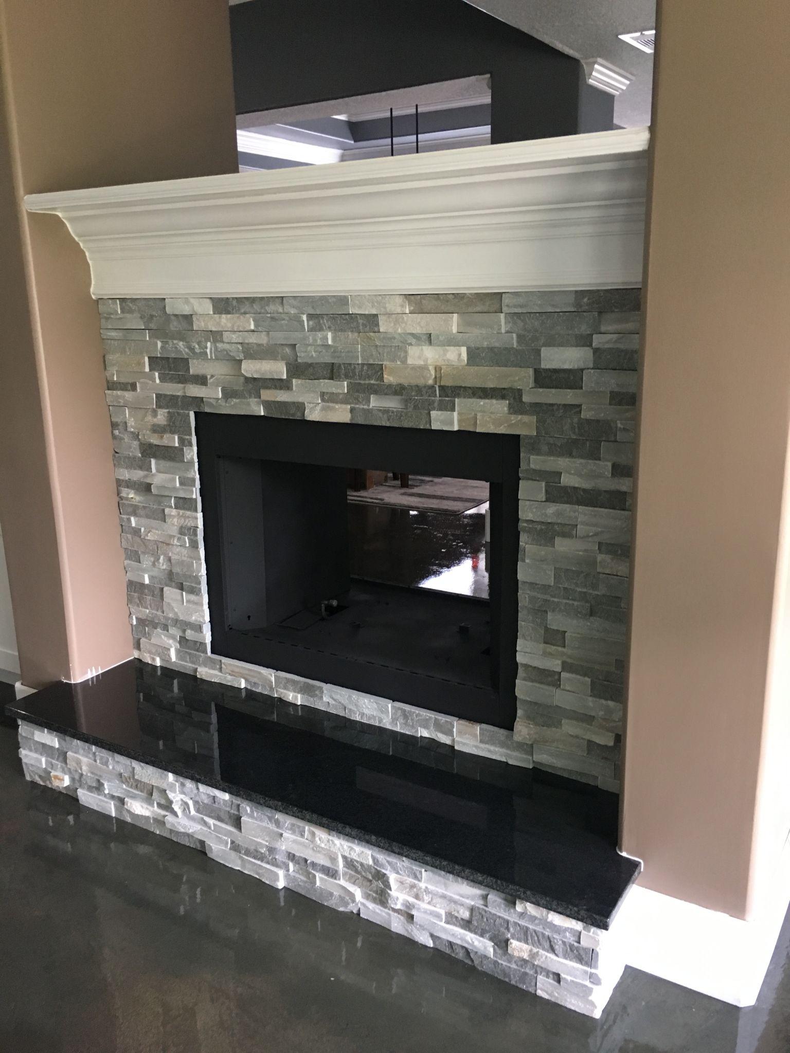 Fireplace Surround - Absolute Black