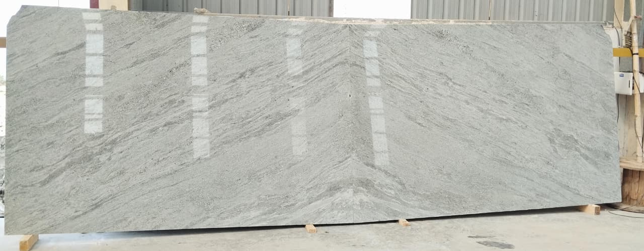 Book-matched granite slabs